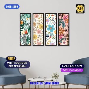 Wall Split Canvas (4 part)-Code589