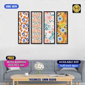 Wall Split Canvas (4 part)-Code570