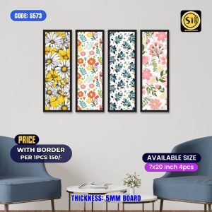 Wall Split Canvas (4 part)-Code573