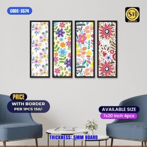 Wall Split Canvas (4 part)-Code574