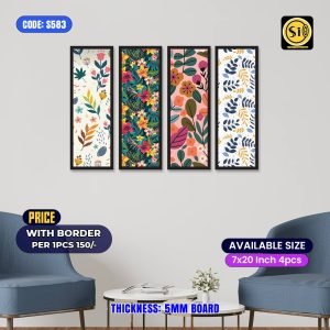 Wall Split Canvas (4 part)-Code583