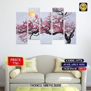 Wall Split Canvas (5 part)-Code S771