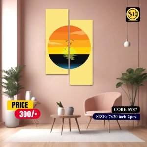 Wall Split Canvas (2part)-Code S987